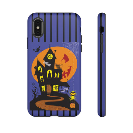Halloween Night at the Haunted House Phone Cases