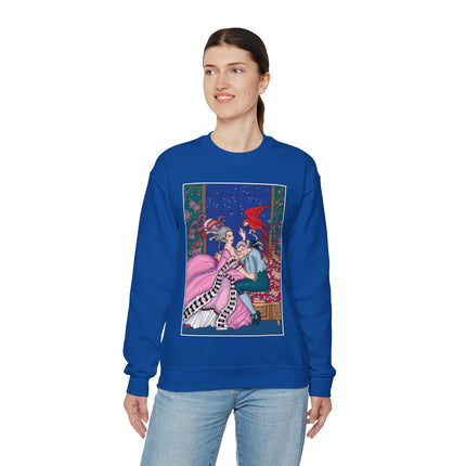 The Jealous Parrot by George Barbier Heavy Blend™ Crewneck Sweatshirt