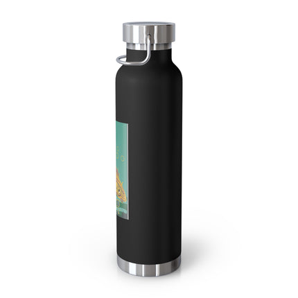 Golden Serenity Copper Vacuum Insulated Bottle, 22oz