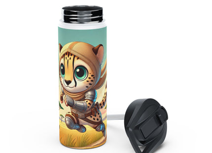 Swift Cheetah Stainless Steel Water Bottle, Standard Lid