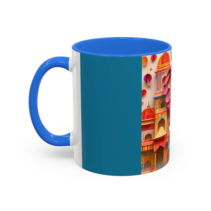 Elephant at an Autumn Festival Colorful Mugs (11oz, 15oz)