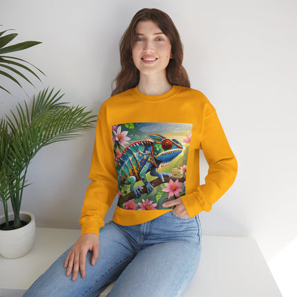 Camouflage Chameleon Unisex Heavy Blend™ Crewneck Sweatshirt