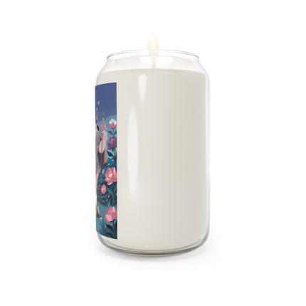 🌸🎩 The Garden Courtship Scented Soy Candle – Art Deco Floral Romance
