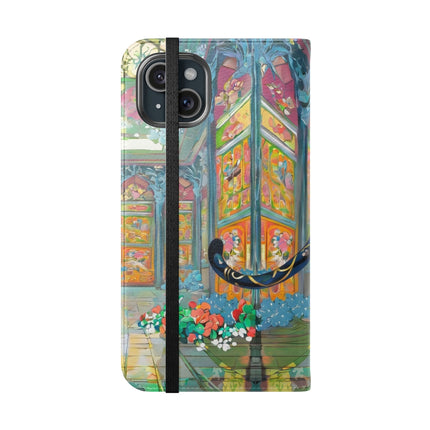 🐾💎 Cyber Panther's Hunt Flip Case – Digital Instinct & Neon Pursuit