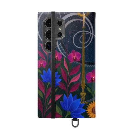 🌙🕯️ The Lady Of The Midnight Garden Flip Case – Art Deco Nocturne