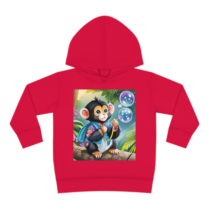 Bubble Magic in the Jungle Toddler Pullover Fleece Hoodie