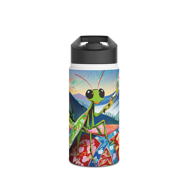 The Joyful Mantis Stainless Steel Water Bottle