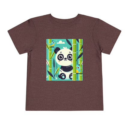Bamboo Panda Friends Toddler Short Sleeve Tee