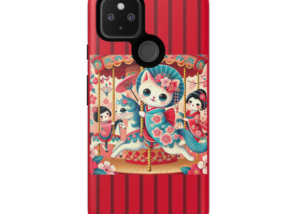 Geisha Kitten's Enchanted Carousel Phone Cases