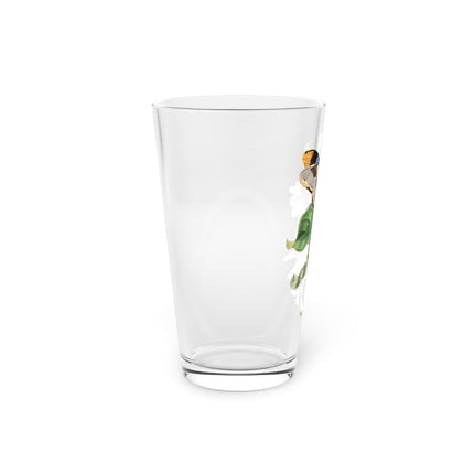Versicolored Barbet by Paul Gervais Glass, 16oz