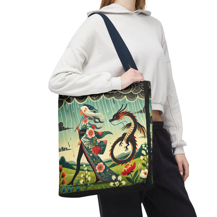 The Dragon Fairy’s Stride Tote Bag – Grace, Strength & Mythic Adventure