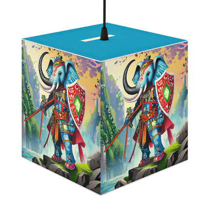 Cyberpunk Elephant Light Cube Lamp