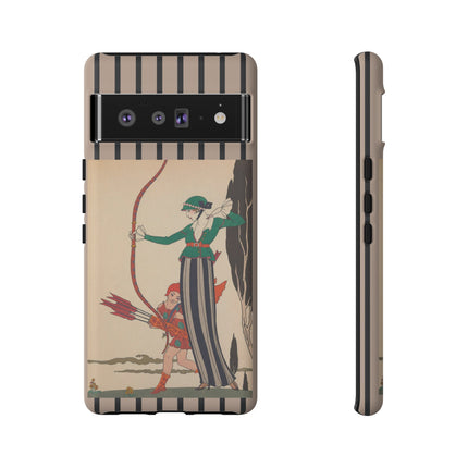 L'Arc Rouge by George Barbier Phone Cases