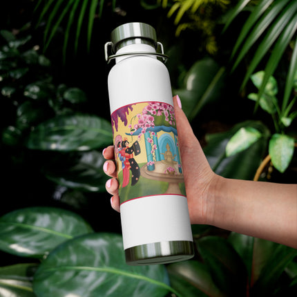 A Dance of Colors and Serenity by Carlo Chiostri Copper Vacuum Insulated Bottle, 22oz