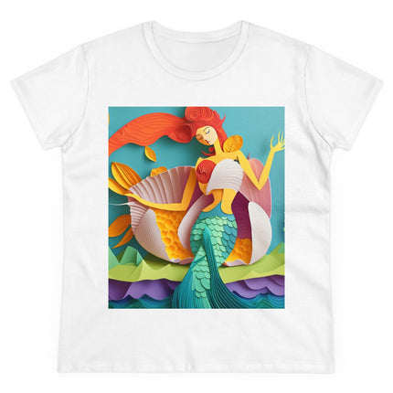 Charming Mermaid Women's Midweight Cotton Tee