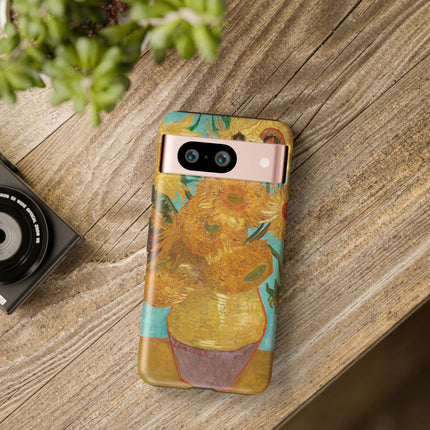 Vase with Twelve Sunflowers by Vincent Van Gogh Phone Cases