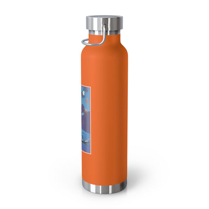 Fireworks in Venice by George Barbier Copper Vacuum Insulated Bottle, 22oz