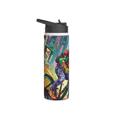 Cyberpunk Frog Stainless Steel Water Bottle