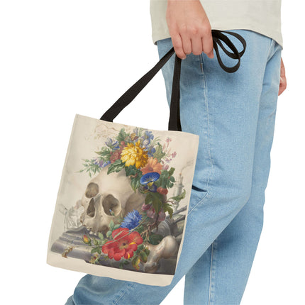 Vanitas Still Life by Herman Henstenburgh Tote Bag (AOP)