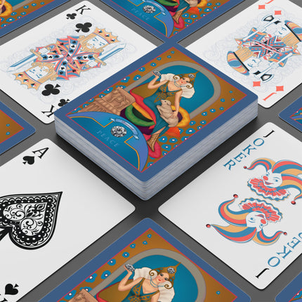 April & Diamond (from the Gem Series) by Sofia Chiostri Playing Cards