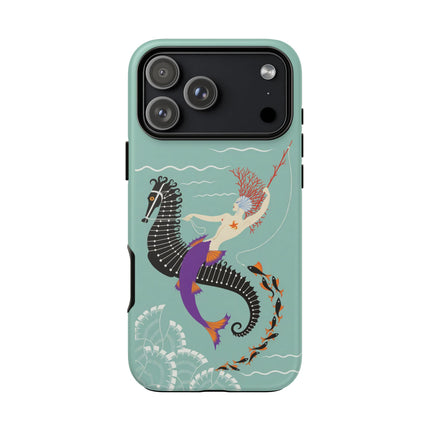 Mermaid on Seahorse Phone Case – Mythic Ocean Grace