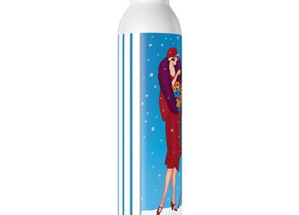 Snowfall & Couture Slim Water Bottle
