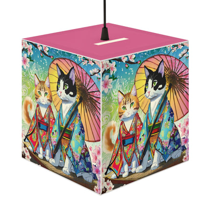 Kimono Kitties Light Cube Lamp