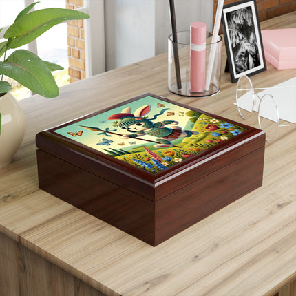 Rabbit Gladiator Jewelry Box