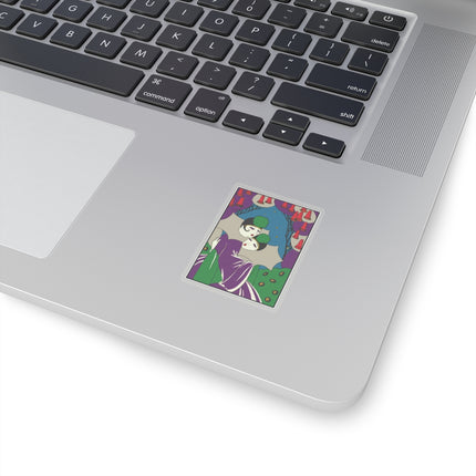 Two Pierrots Kiss-Cut Stickers (4 Sizes)