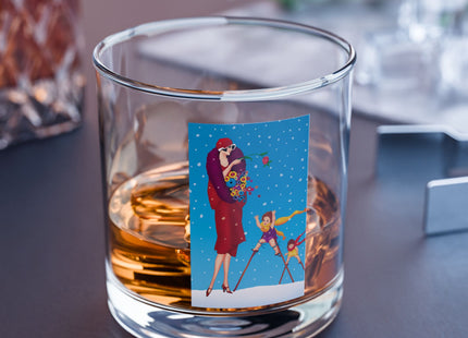 Snowfall & Couture Rocks Glass, 10oz