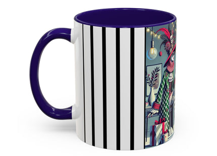 Whimsical Christmas Tea Party Colorful Mugs (11oz, 15oz)