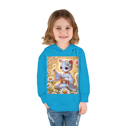 Daisy Chain Whimsy Toddler Pullover Fleece Hoodie