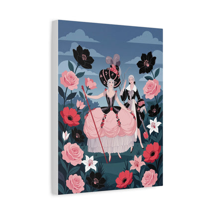 🌹🎭 The Rose Masquerade Promenade Placemat – Art Deco Floral Elegance
