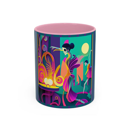 Dance of the Skeleton Ballerinas Colorful Mugs (11oz, 15oz)
