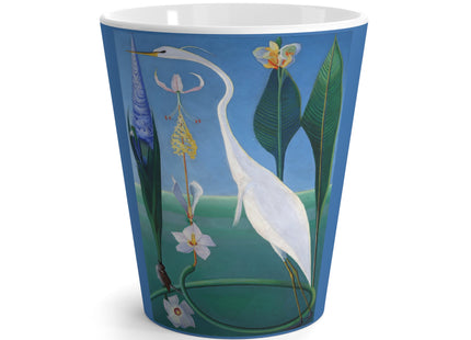 The White Heron by Joseph Stella Latte Mug