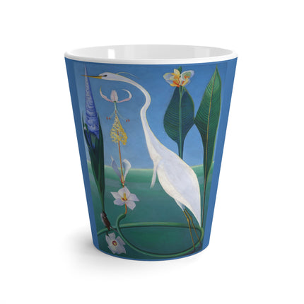 The White Heron by Joseph Stella Latte Mug