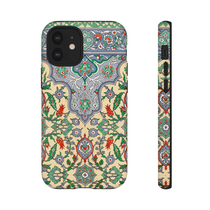 Arabic Art Pattern, Plate by Emile Prisse d’Avennes Phone Cases