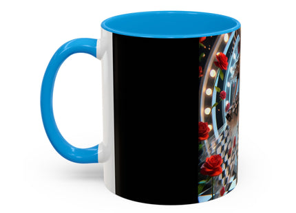 Halloween Witch Through the Mirror Colorful Mugs (11oz, 15oz)