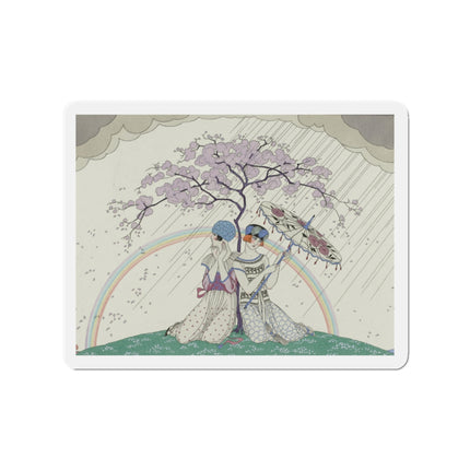 L’Arc-en-Ciel by George Barbier Die-Cut Magnets (5 Sizes)