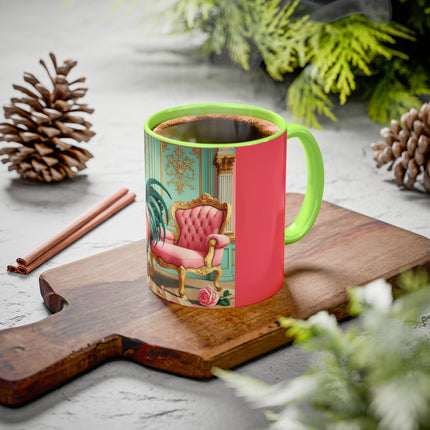 The Salon Rooster Colorful Mugs (11oz, 15oz)