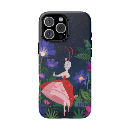 🌺✨ The Lady Of The Starlit Enchanted Garden Phone Case – Art Deco Floral Fantasy