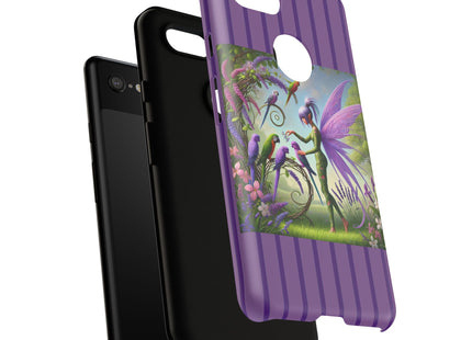 Lavender-Winged Fairy Phone Cases