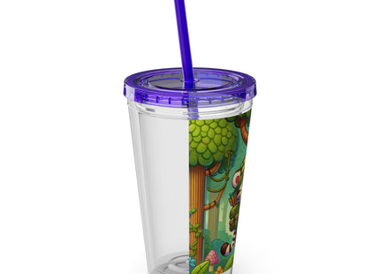 Stealthy Stripes Sunsplash Tumbler with Straw, 16oz