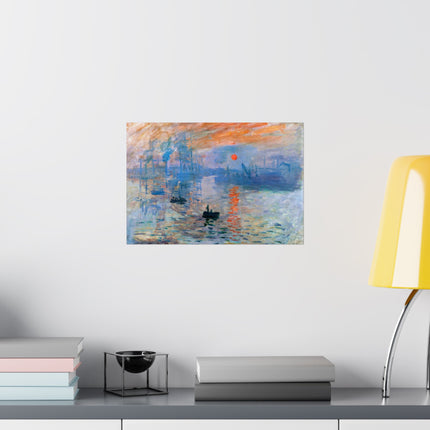 Sunrise by Claude Monet Matte Horizontal Posters