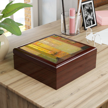 Interior, Window Light by Henri Le Sidaner Jewelry Box