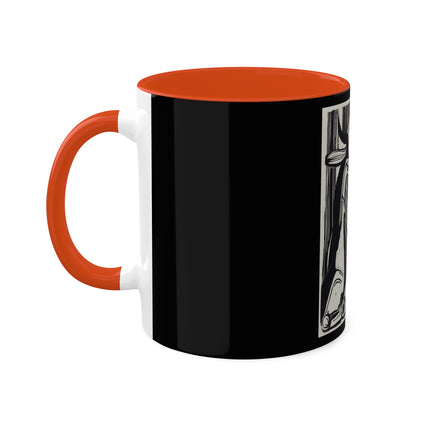 The Large Cow by Ernst Ludwig Kirchner Colorful Mugs, 11oz