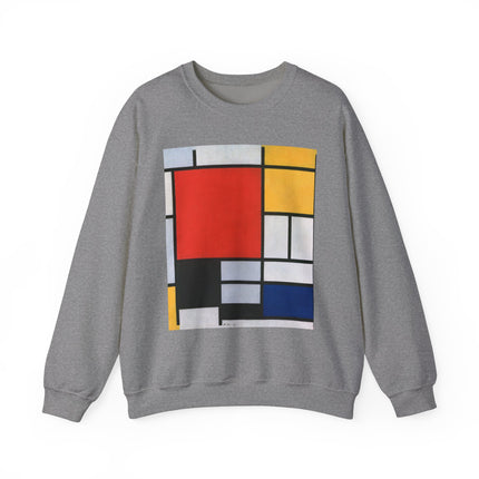 Composition with Red, Yellow, Blue, and Black by Piet Mondrian Heavy Blend™ Crewneck Sweatshirt