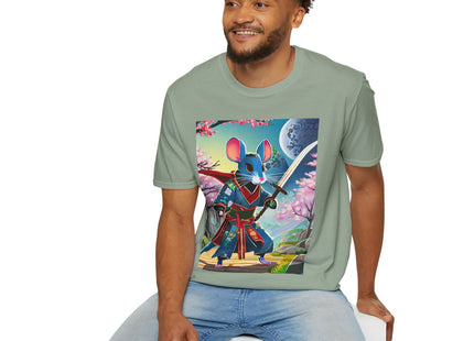 Cyber Samurai Rat Softstyle T-Shirt