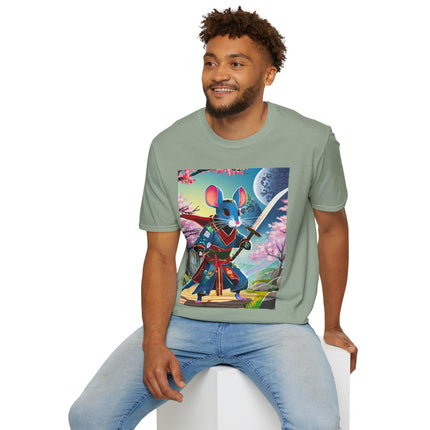 Cyber Samurai Rat Softstyle T-Shirt