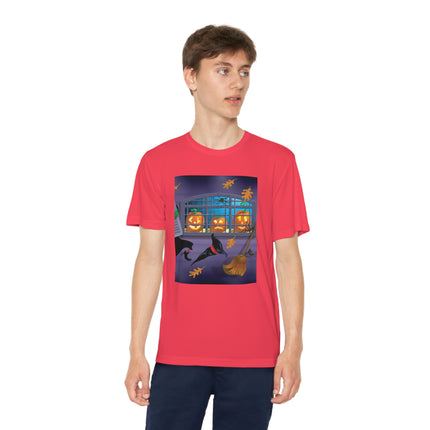 Whimsical Halloween Mischief Youth Competitor Tee